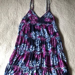 So (Kohl’s) Blue/Pink Floral Sundress M